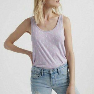 Adorable Lavender Floral Tank